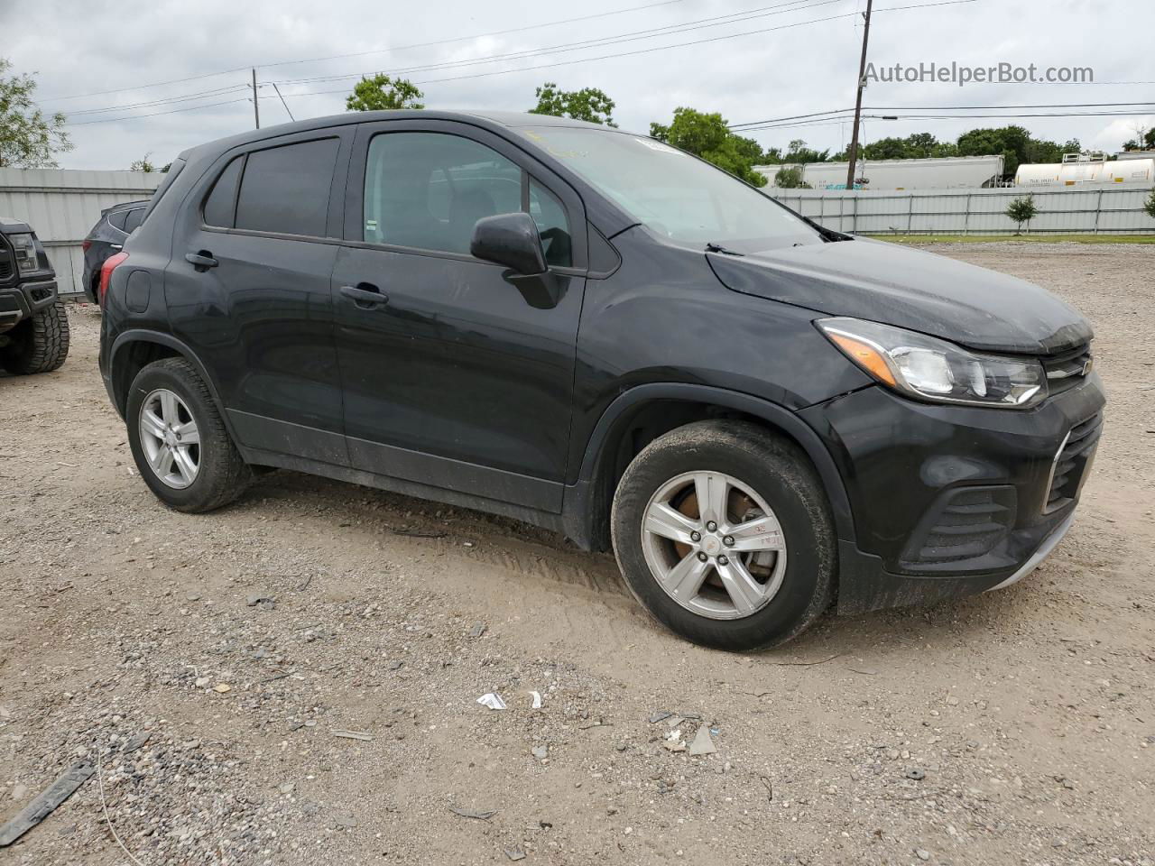 2019 Chevrolet Trax Ls Black vin: 3GNCJKSBXKL337129