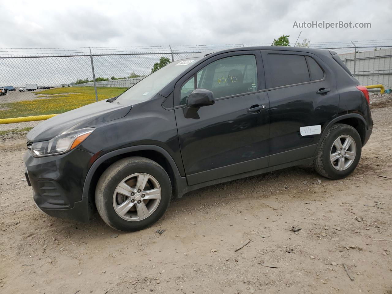 2019 Chevrolet Trax Ls Black vin: 3GNCJKSBXKL337129