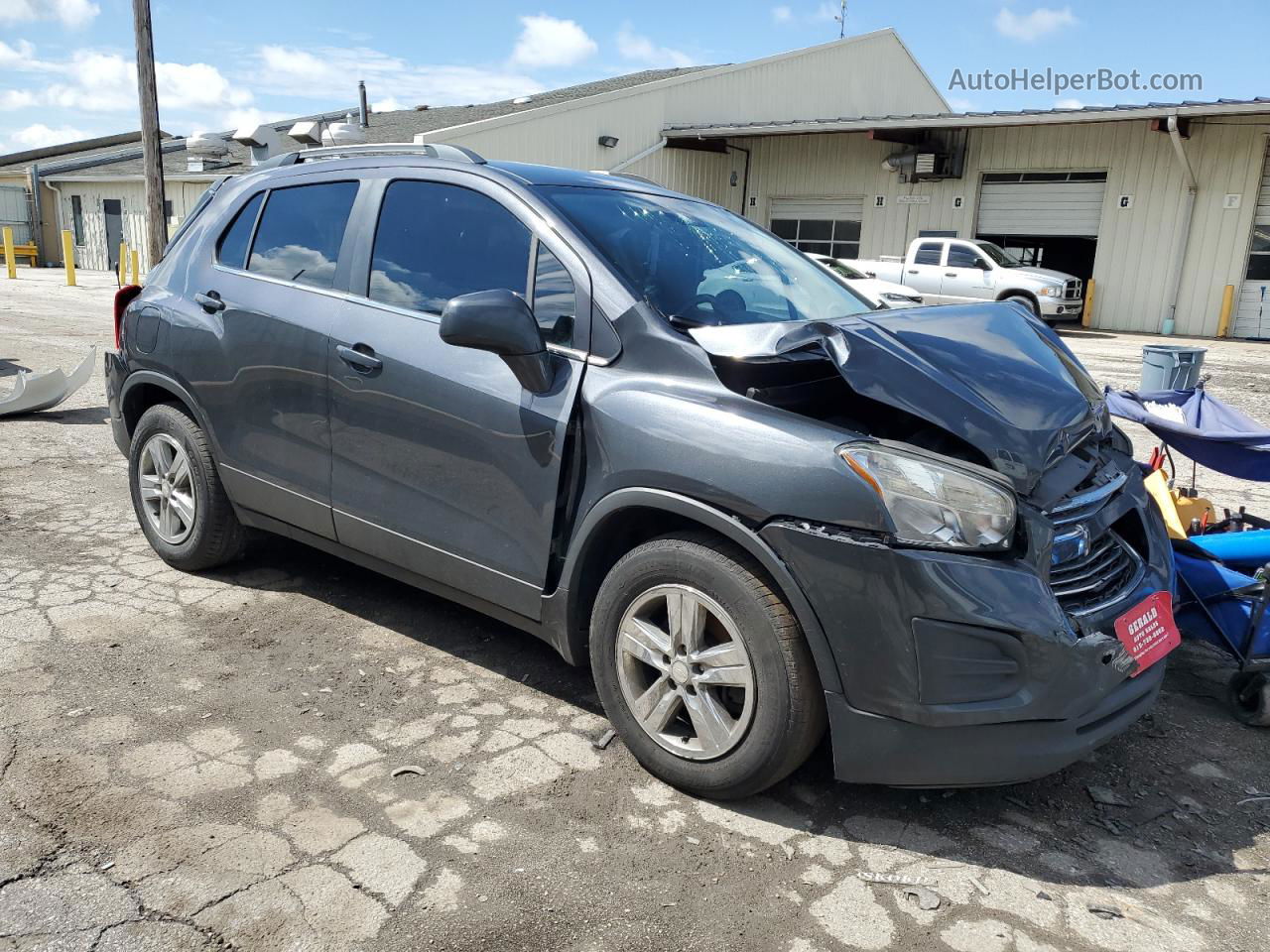 2016 Chevrolet Trax 1lt Gray vin: 3GNCJLSB0GL261417