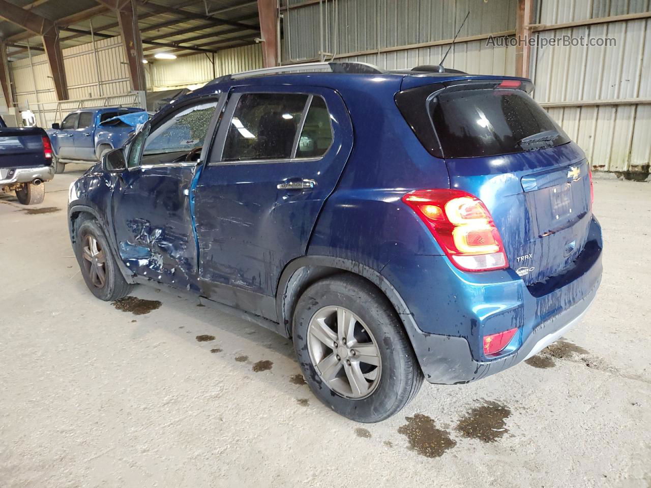 2019 Chevrolet Trax 1lt Blue vin: 3GNCJLSB0KL282194