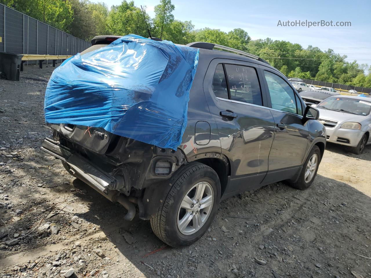 2016 Chevrolet Trax 1lt Угольный vin: 3GNCJLSB1GL212775