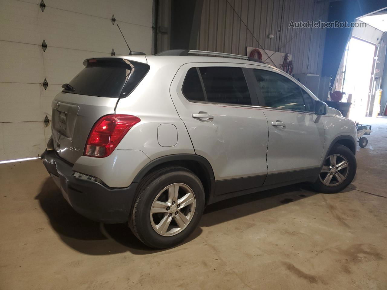 2016 Chevrolet Trax 1lt Silver vin: 3GNCJLSB1GL247834