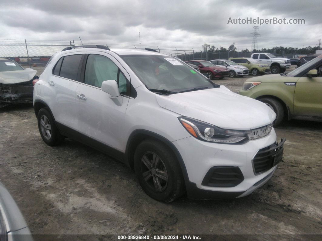 2019 Chevrolet Trax Lt White vin: 3GNCJLSB1KL282074