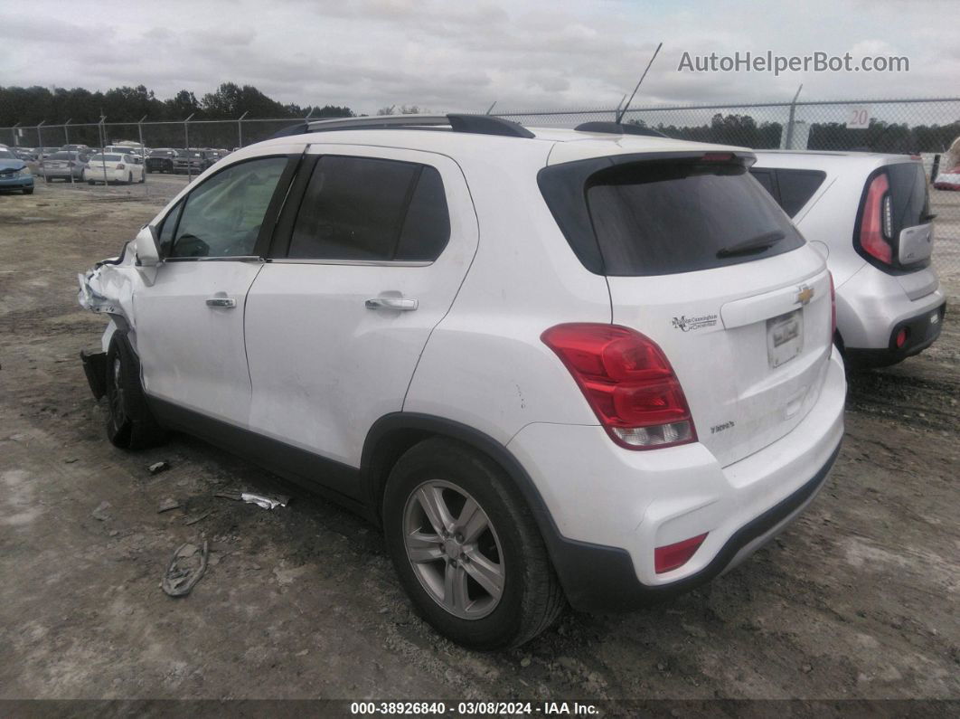 2019 Chevrolet Trax Lt White vin: 3GNCJLSB1KL282074