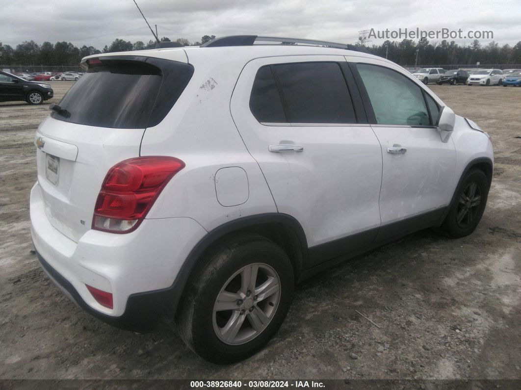 2019 Chevrolet Trax Lt White vin: 3GNCJLSB1KL282074