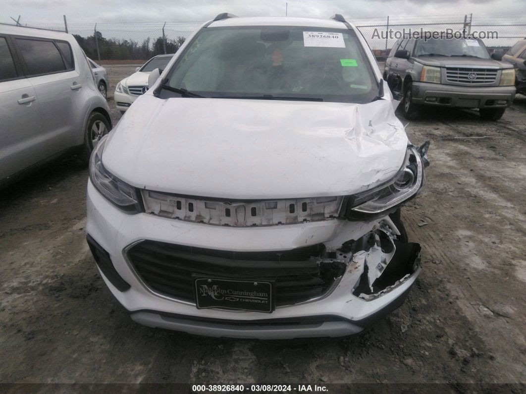 2019 Chevrolet Trax Lt White vin: 3GNCJLSB1KL282074