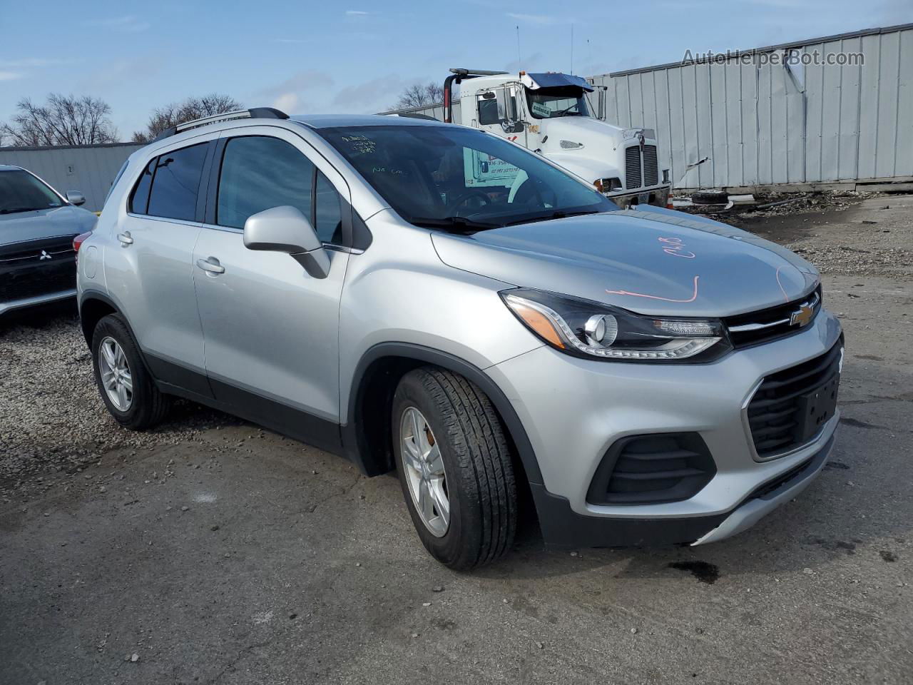 2019 Chevrolet Trax 1lt Gray vin: 3GNCJLSB1KL402729