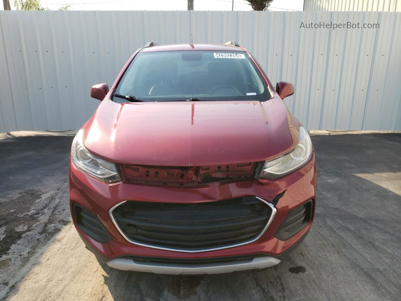 2019 Chevrolet Trax 1lt Red vin: 3GNCJLSB2KL150506