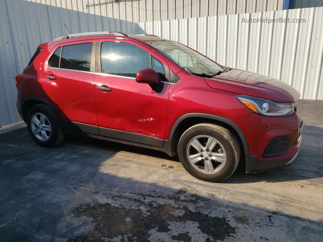 2019 Chevrolet Trax 1lt Red vin: 3GNCJLSB2KL150506