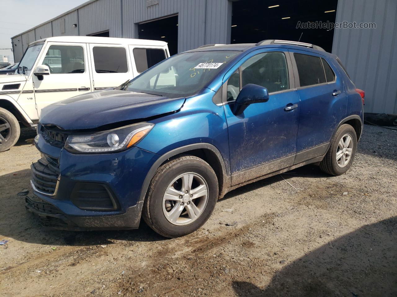 2019 Chevrolet Trax 1lt Blue vin: 3GNCJLSB2KL160078