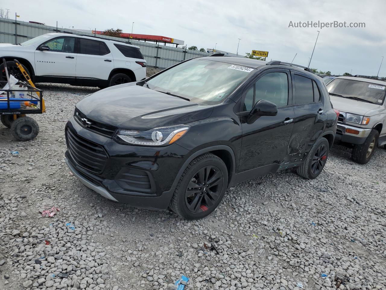 2019 Chevrolet Trax 1lt Black vin: 3GNCJLSB2KL334098