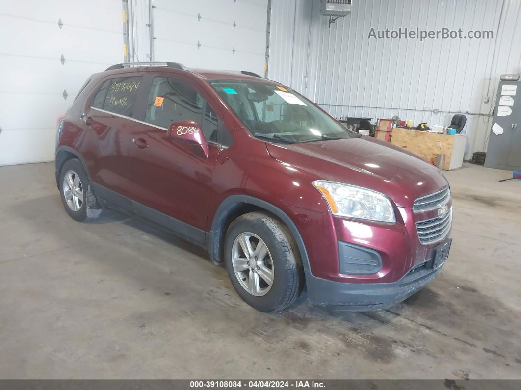 2016 Chevrolet Trax Lt Red vin: 3GNCJLSB3GL184896