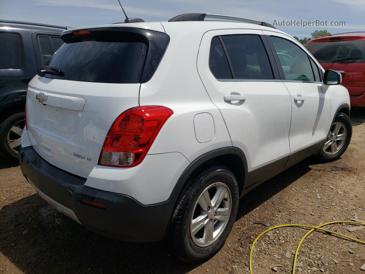 2016 Chevrolet Trax 1lt White vin: 3GNCJLSB3GL242134