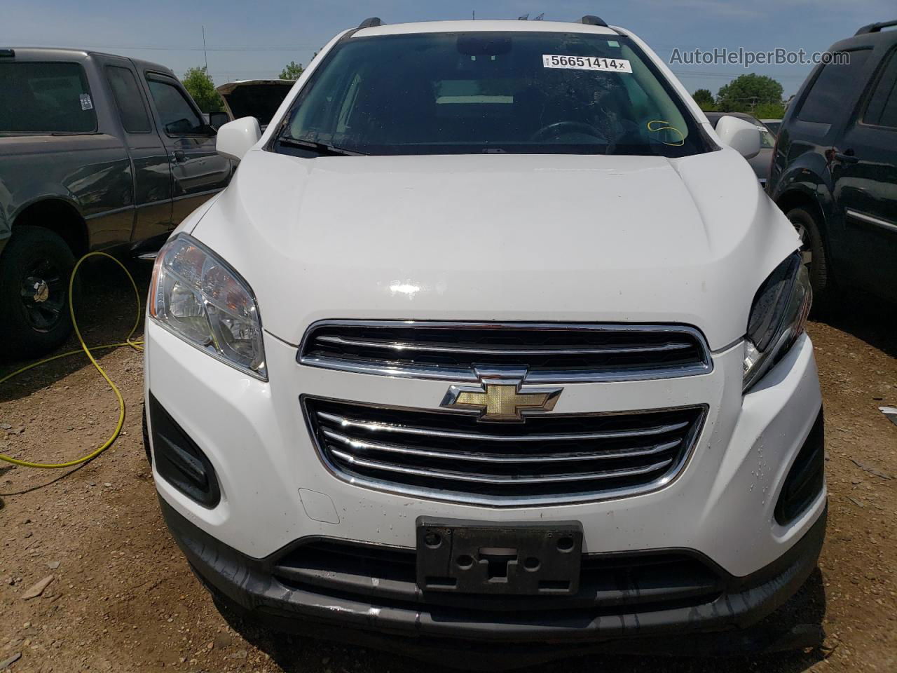 2016 Chevrolet Trax 1lt White vin: 3GNCJLSB3GL242134