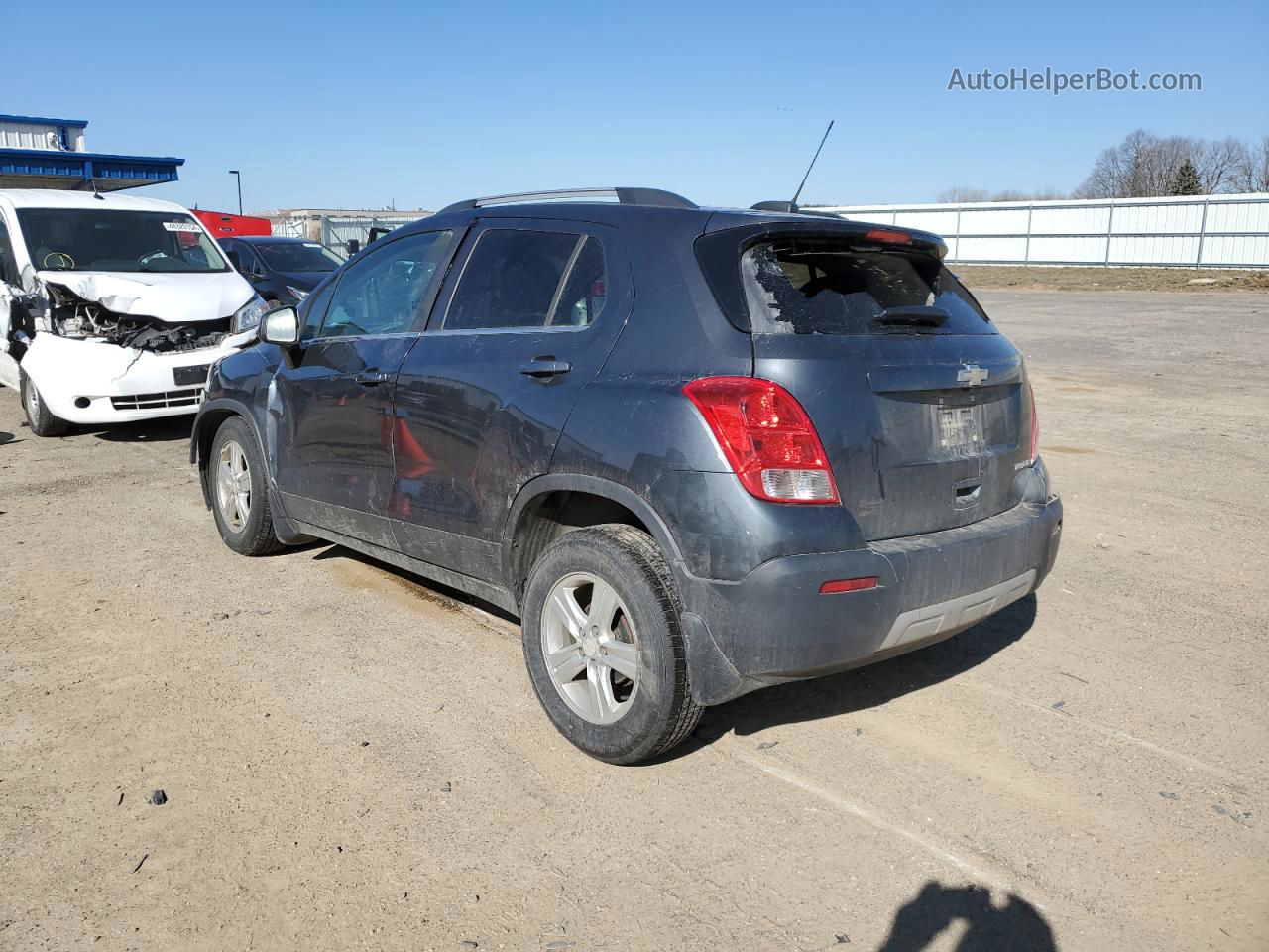 2016 Chevrolet Trax 1lt Gray vin: 3GNCJLSB3GL246488