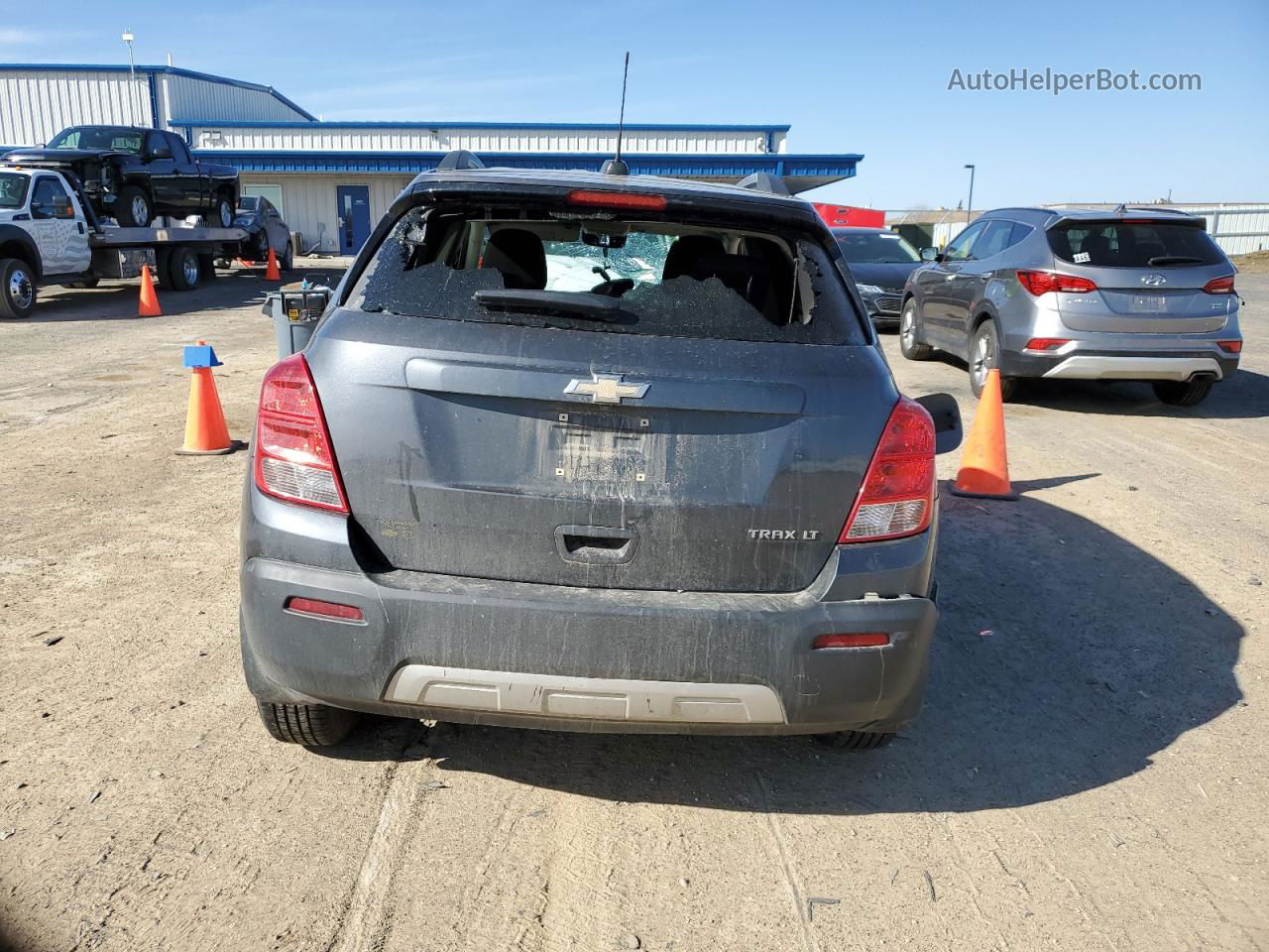 2016 Chevrolet Trax 1lt Gray vin: 3GNCJLSB3GL246488