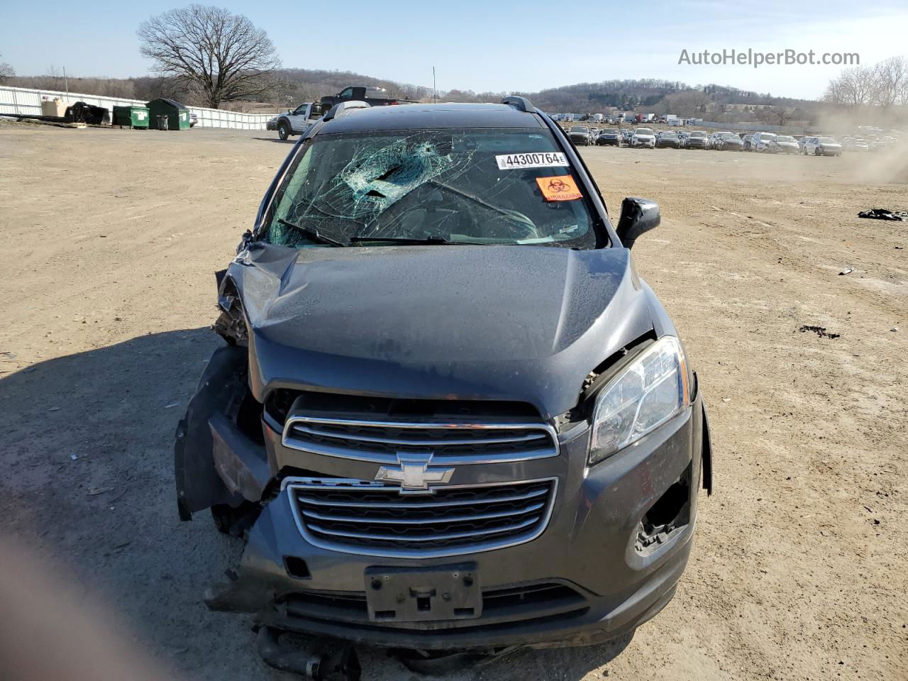 2016 Chevrolet Trax 1lt Gray vin: 3GNCJLSB3GL246488