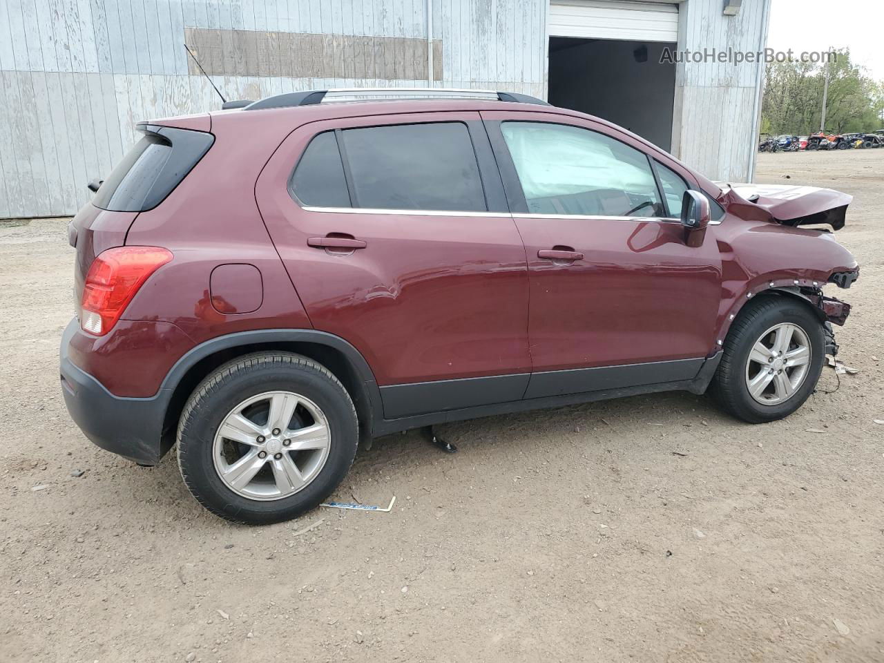 2016 Chevrolet Trax 1lt Burgundy vin: 3GNCJLSB3GL250069