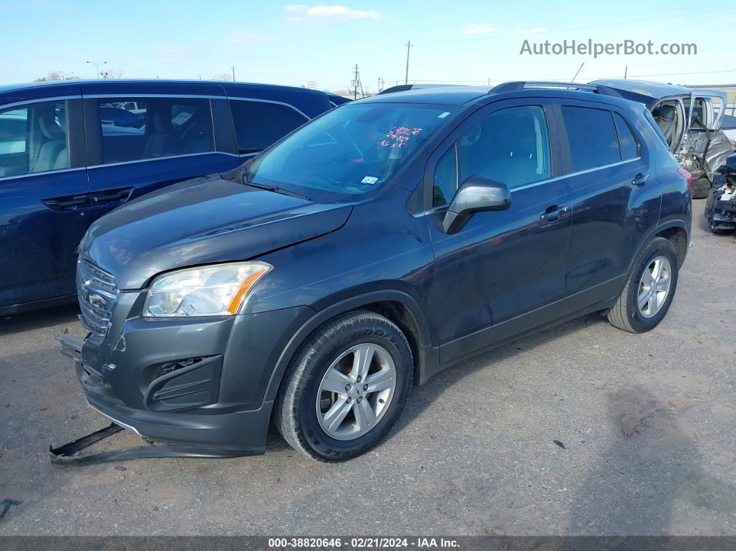 2016 Chevrolet Trax Lt Серый vin: 3GNCJLSB3GL272329