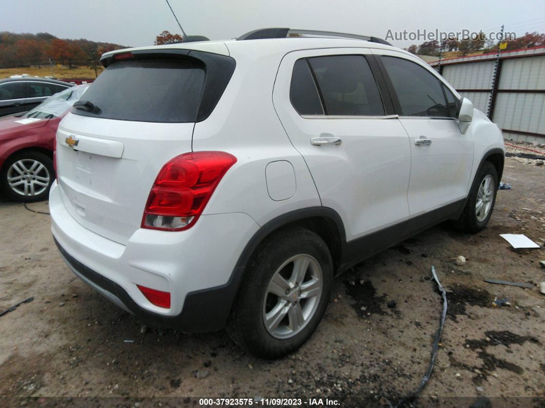 2019 Chevrolet Trax Lt White vin: 3GNCJLSB3KL133522