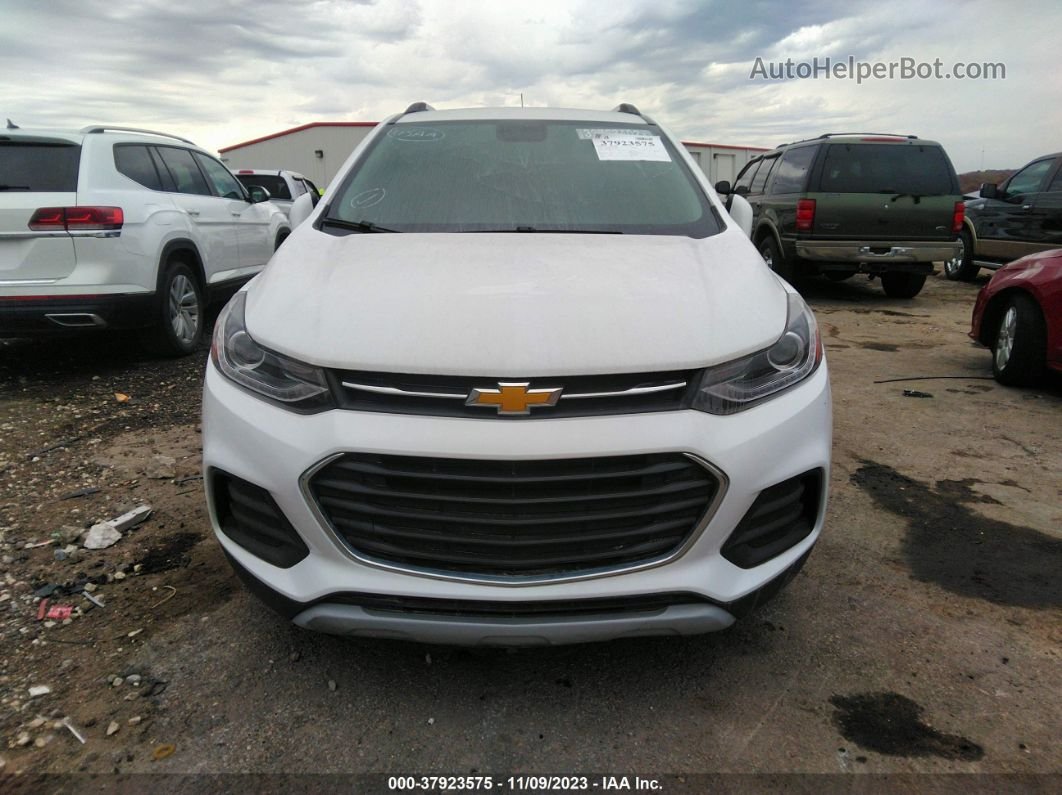 2019 Chevrolet Trax Lt White vin: 3GNCJLSB3KL133522