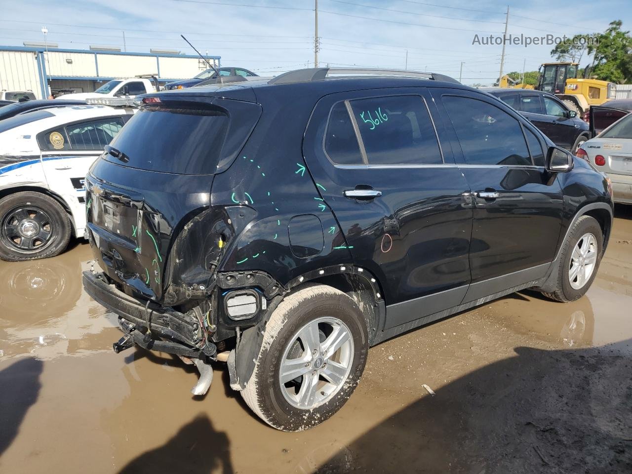 2019 Chevrolet Trax 1lt Black vin: 3GNCJLSB3KL216562