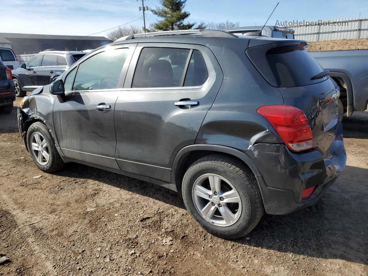 2019 Chevrolet Trax 1lt Серый vin: 3GNCJLSB3KL232597