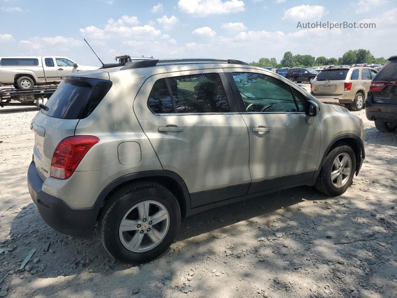 2016 Chevrolet Trax 1lt Beige vin: 3GNCJLSB4GL155293