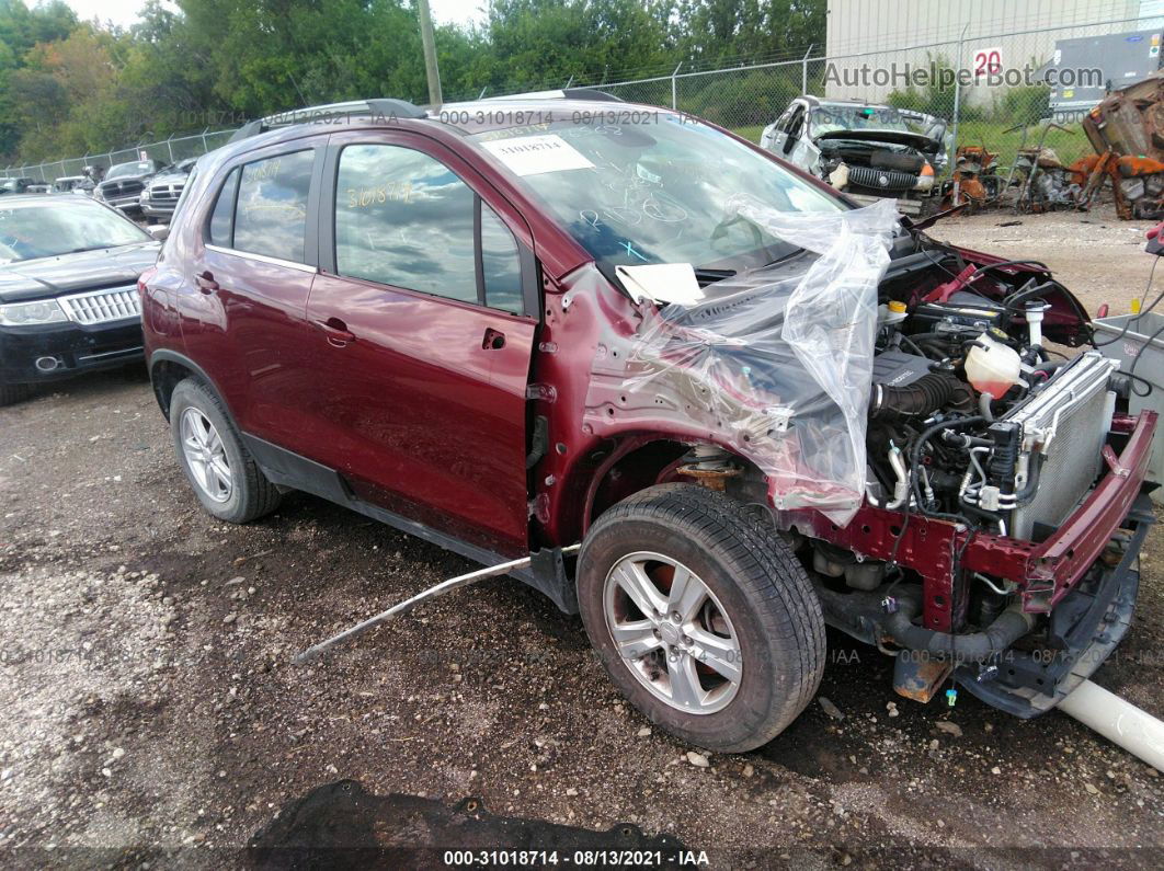 2016 Chevrolet Trax Lt Burgundy vin: 3GNCJLSB4GL202726