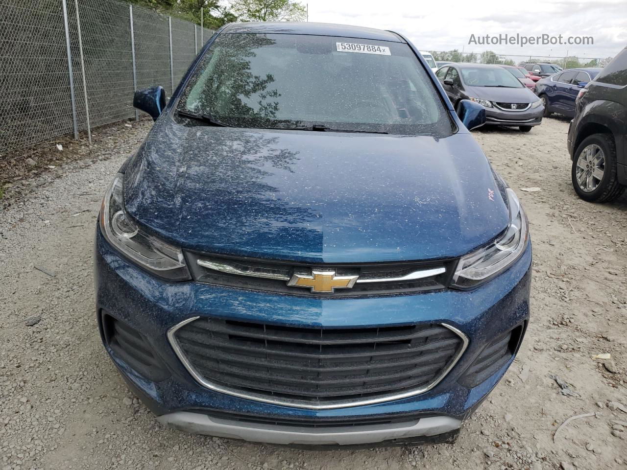 2019 Chevrolet Trax 1lt Blue vin: 3GNCJLSB4KL298530