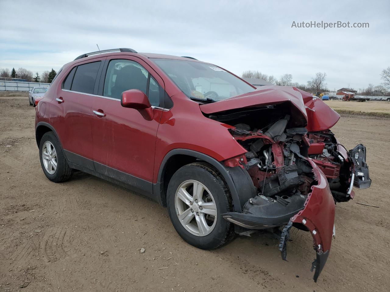 2019 Chevrolet Trax 1lt Красный vin: 3GNCJLSB5KL151875