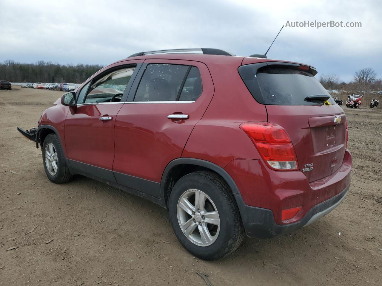 2019 Chevrolet Trax 1lt Red vin: 3GNCJLSB5KL151875