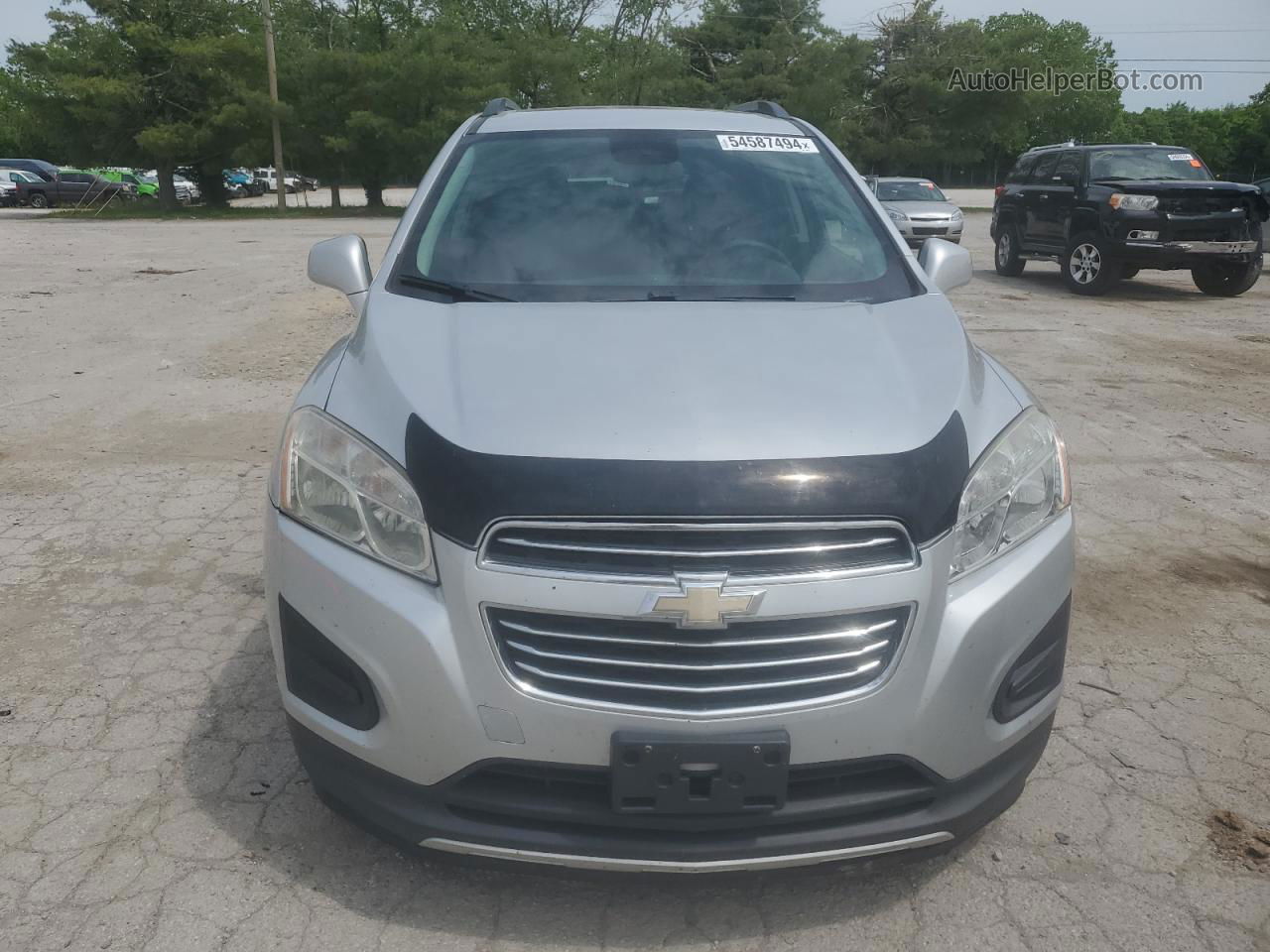 2016 Chevrolet Trax 1lt Silver vin: 3GNCJLSB6GL234738