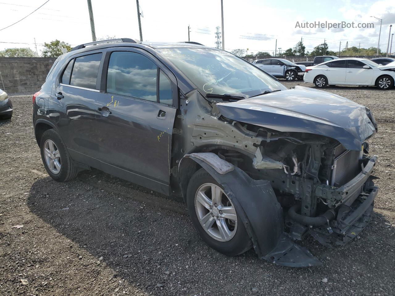 2016 Chevrolet Trax 1lt Угольный vin: 3GNCJLSB6GL260448