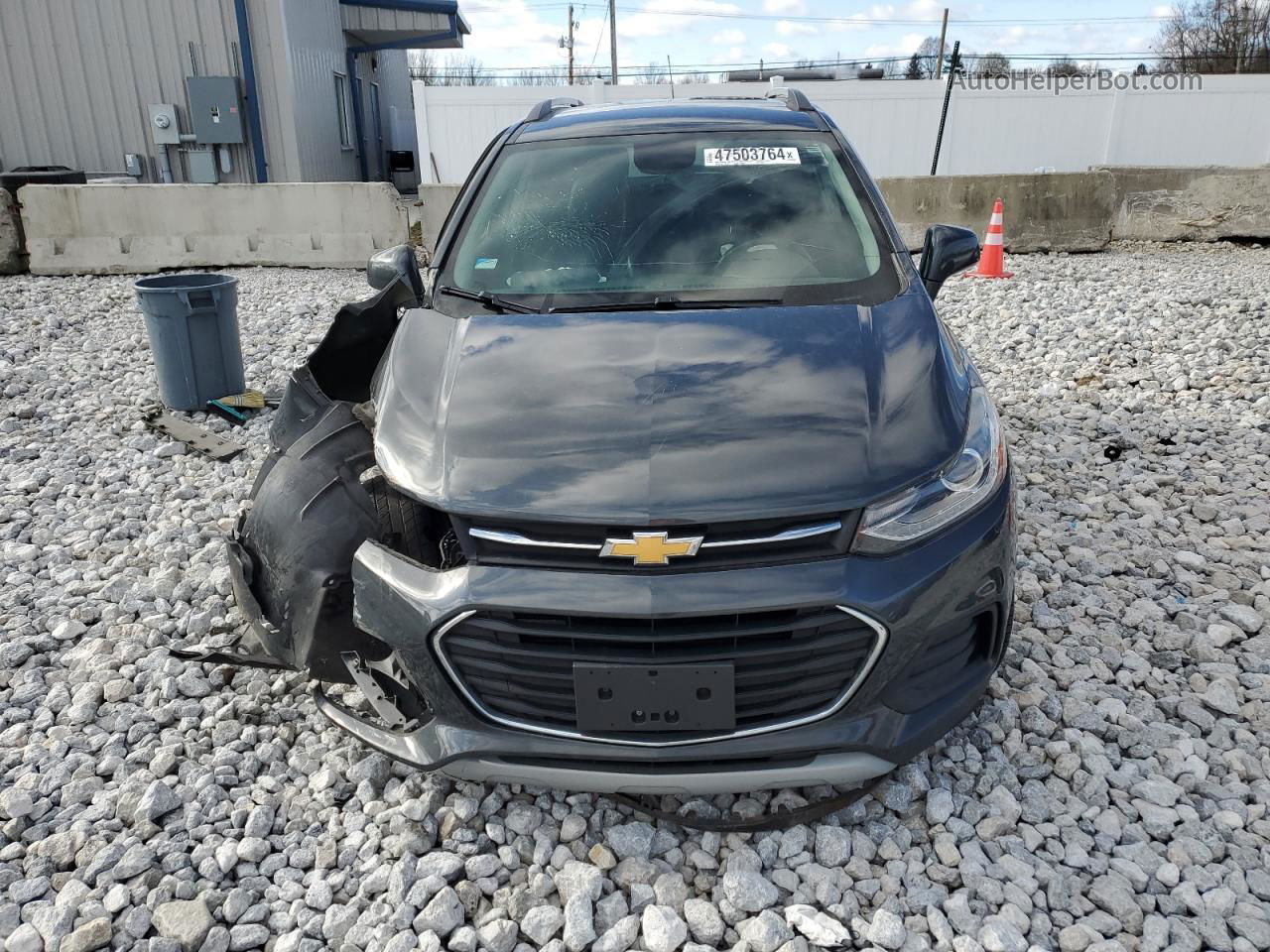 2019 Chevrolet Trax 1lt Gray vin: 3GNCJLSB6KL189552