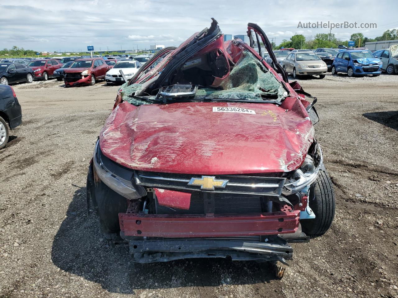 2019 Chevrolet Trax 1lt Red vin: 3GNCJLSB6KL294088