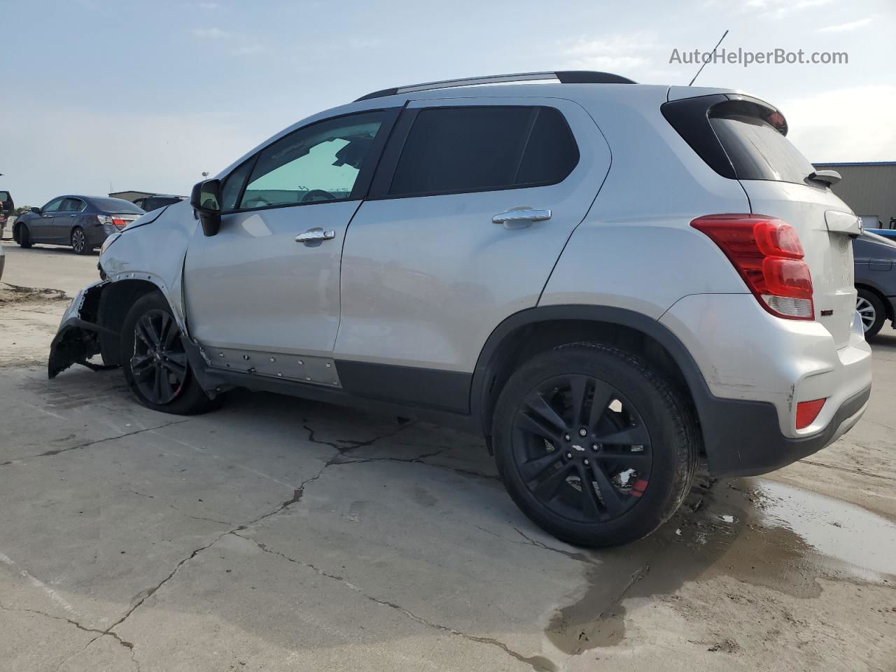 2019 Chevrolet Trax 1lt Silver vin: 3GNCJLSB6KL343564