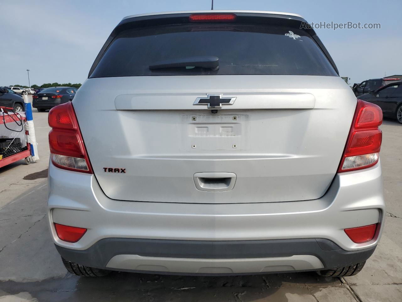 2019 Chevrolet Trax 1lt Silver vin: 3GNCJLSB6KL343564