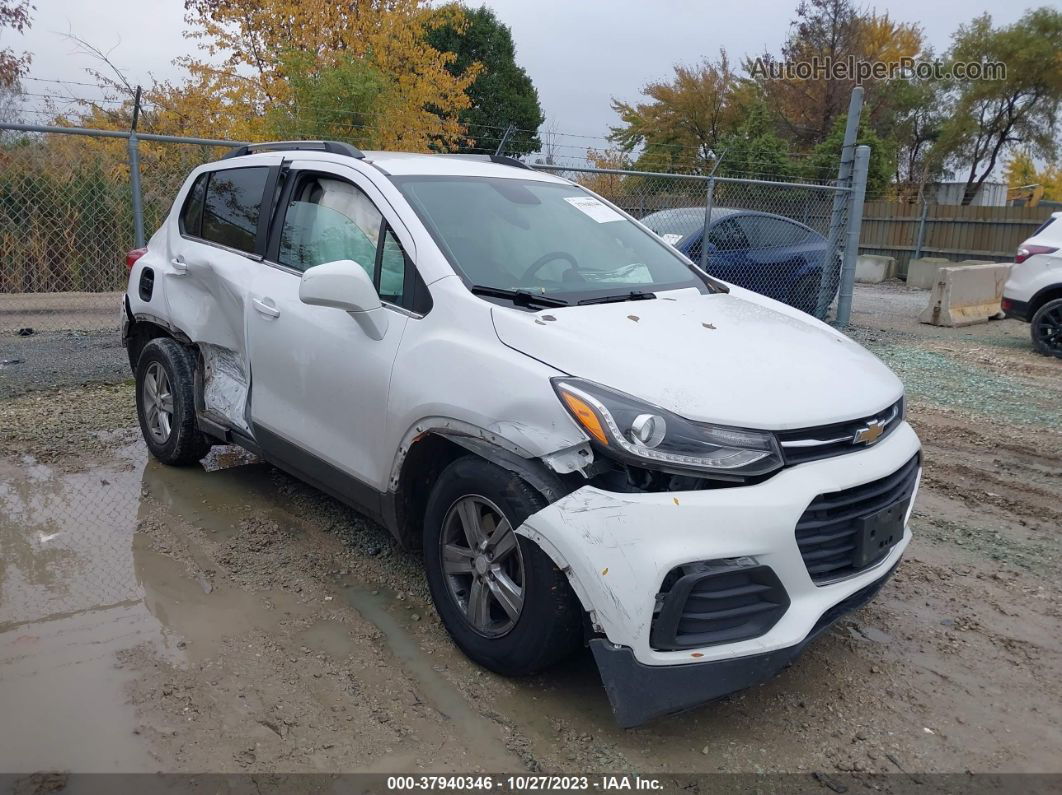 2019 Chevrolet Trax Lt White vin: 3GNCJLSB6KL401723