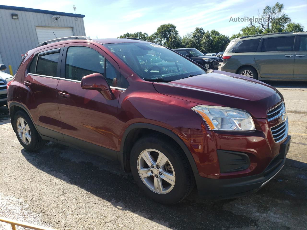 2016 Chevrolet Trax 1lt Red vin: 3GNCJLSB7GL132204