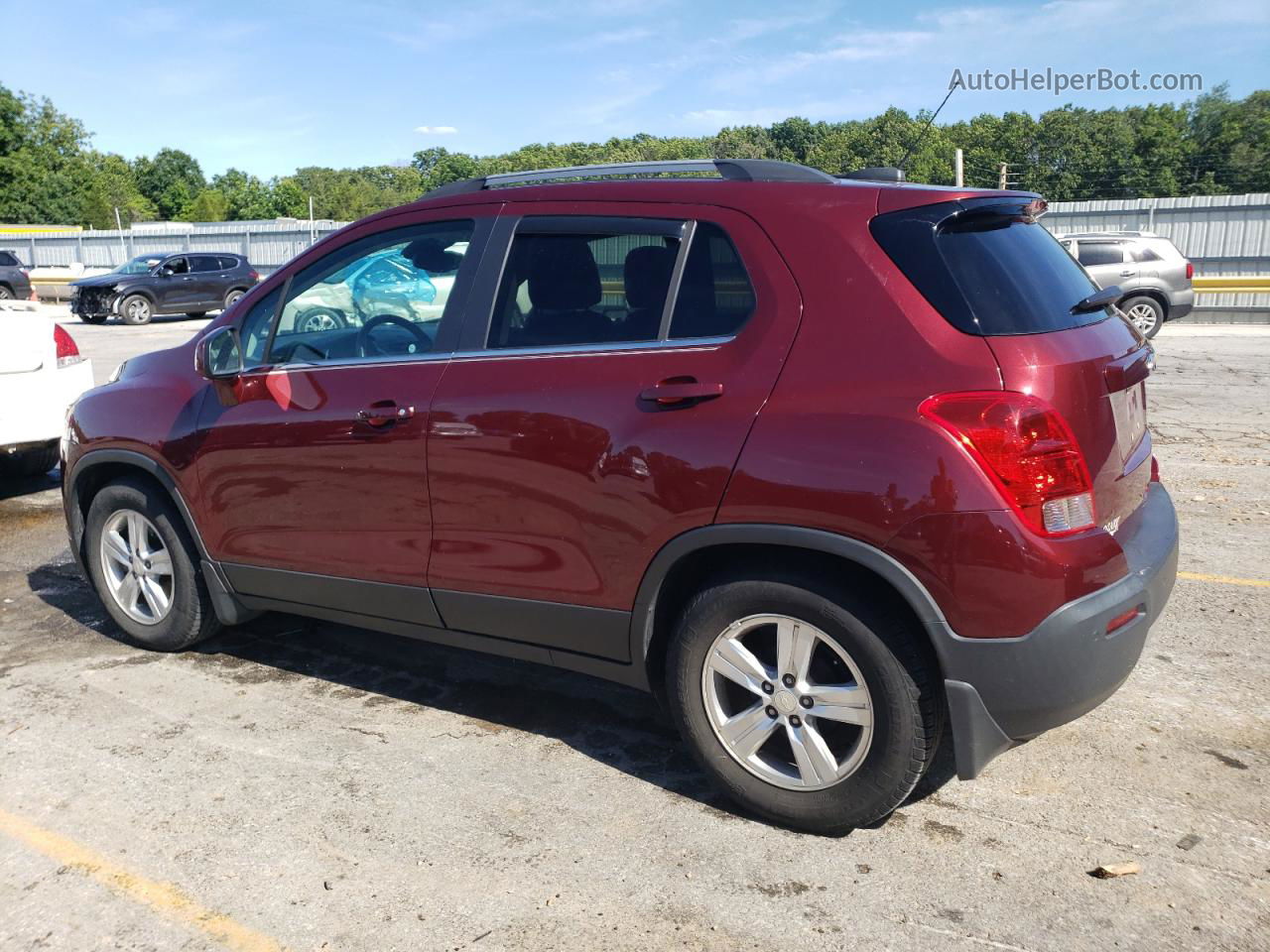 2016 Chevrolet Trax 1lt Red vin: 3GNCJLSB7GL132204