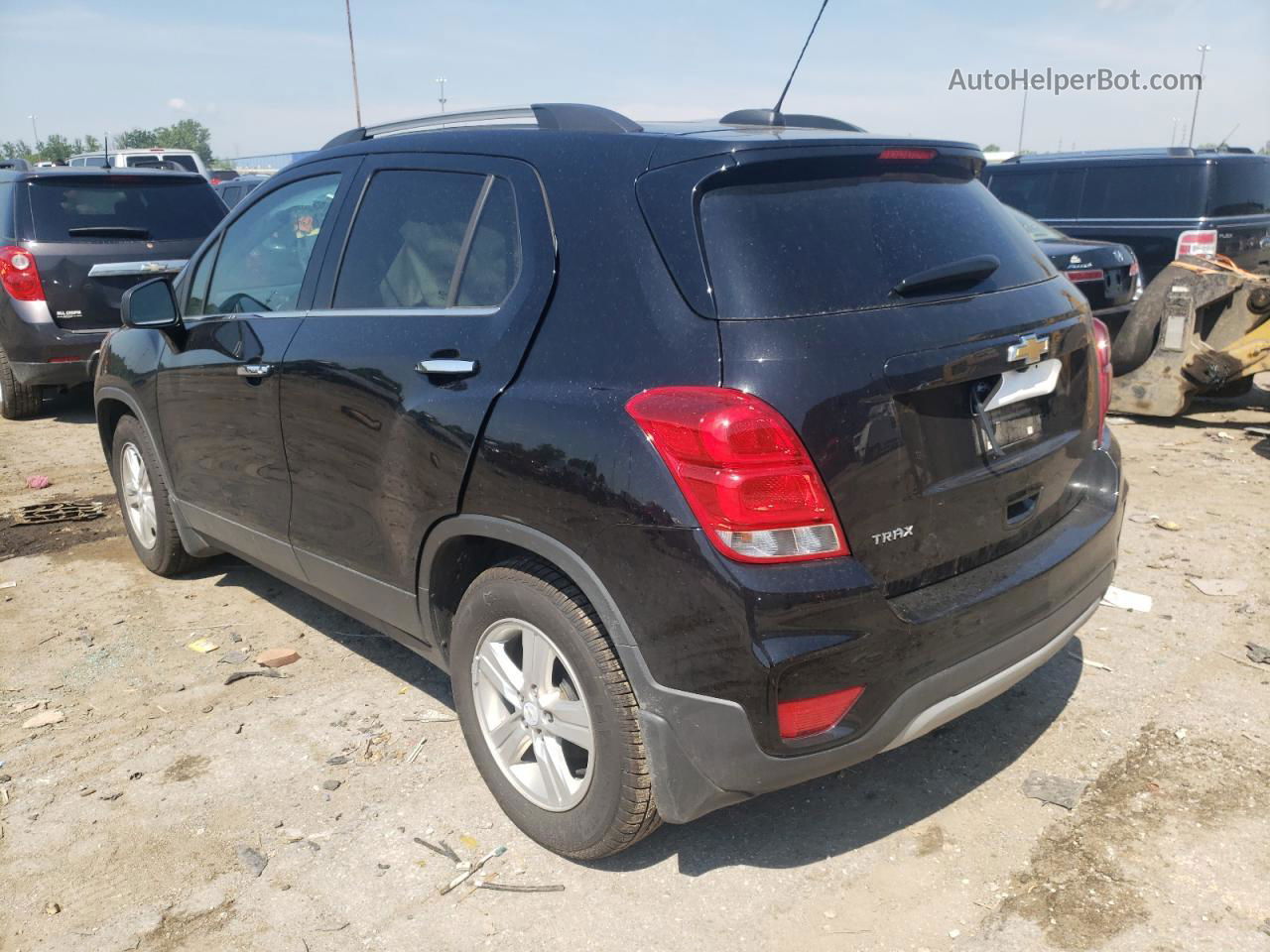 2019 Chevrolet Trax 1lt Black vin: 3GNCJLSB7KL131983