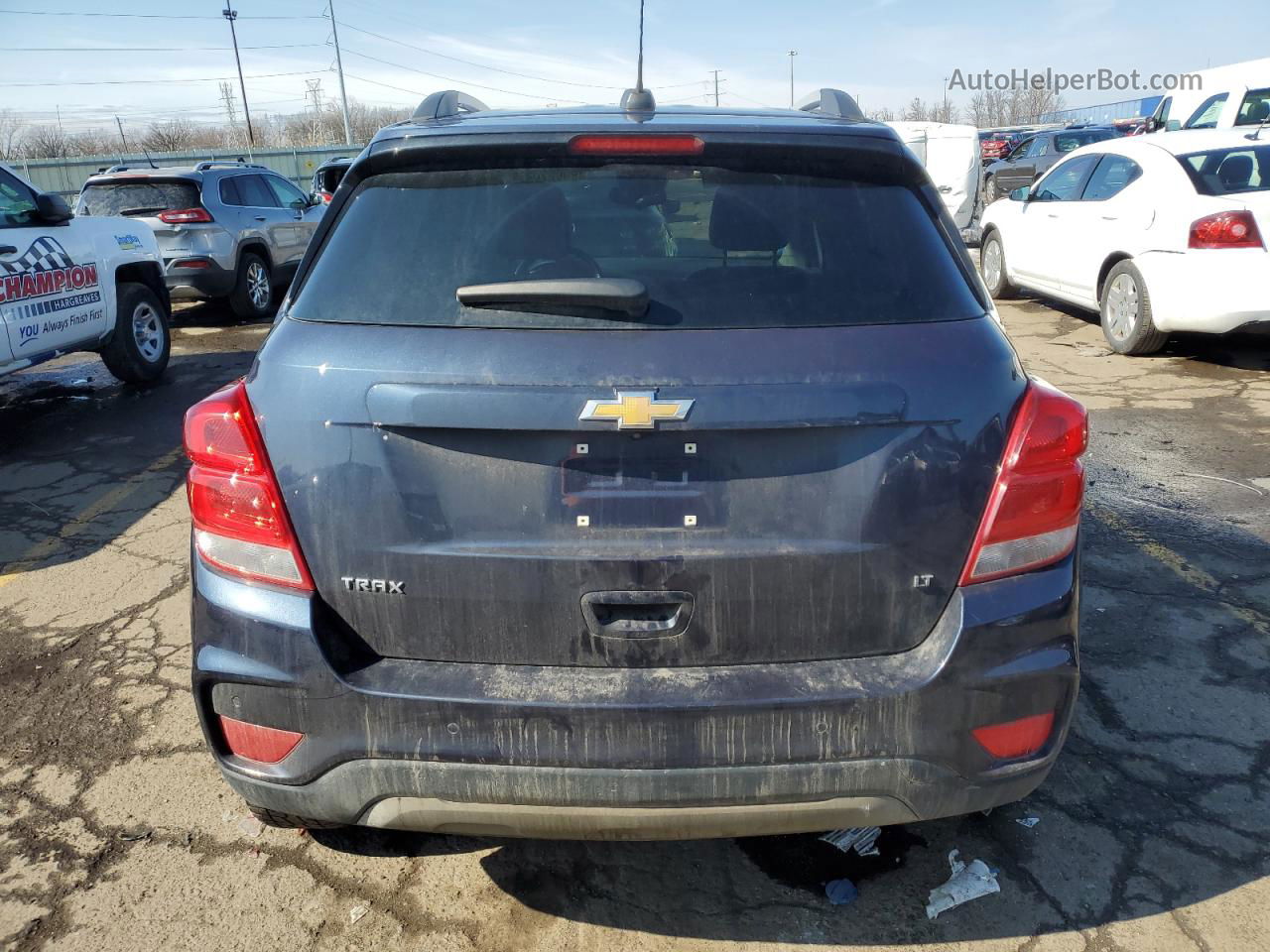 2019 Chevrolet Trax 1lt Blue vin: 3GNCJLSB7KL133409