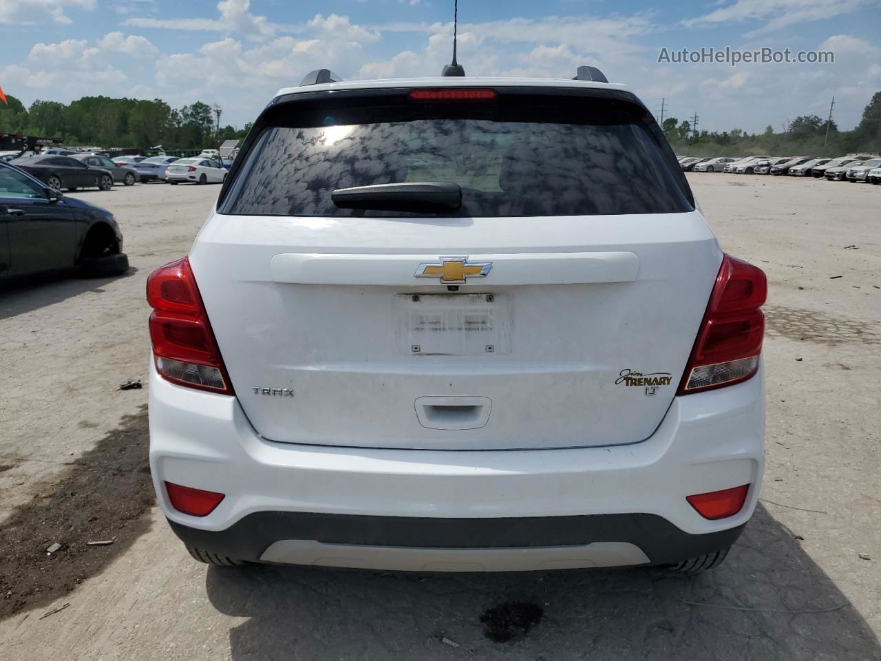 2019 Chevrolet Trax 1lt White vin: 3GNCJLSB7KL137525