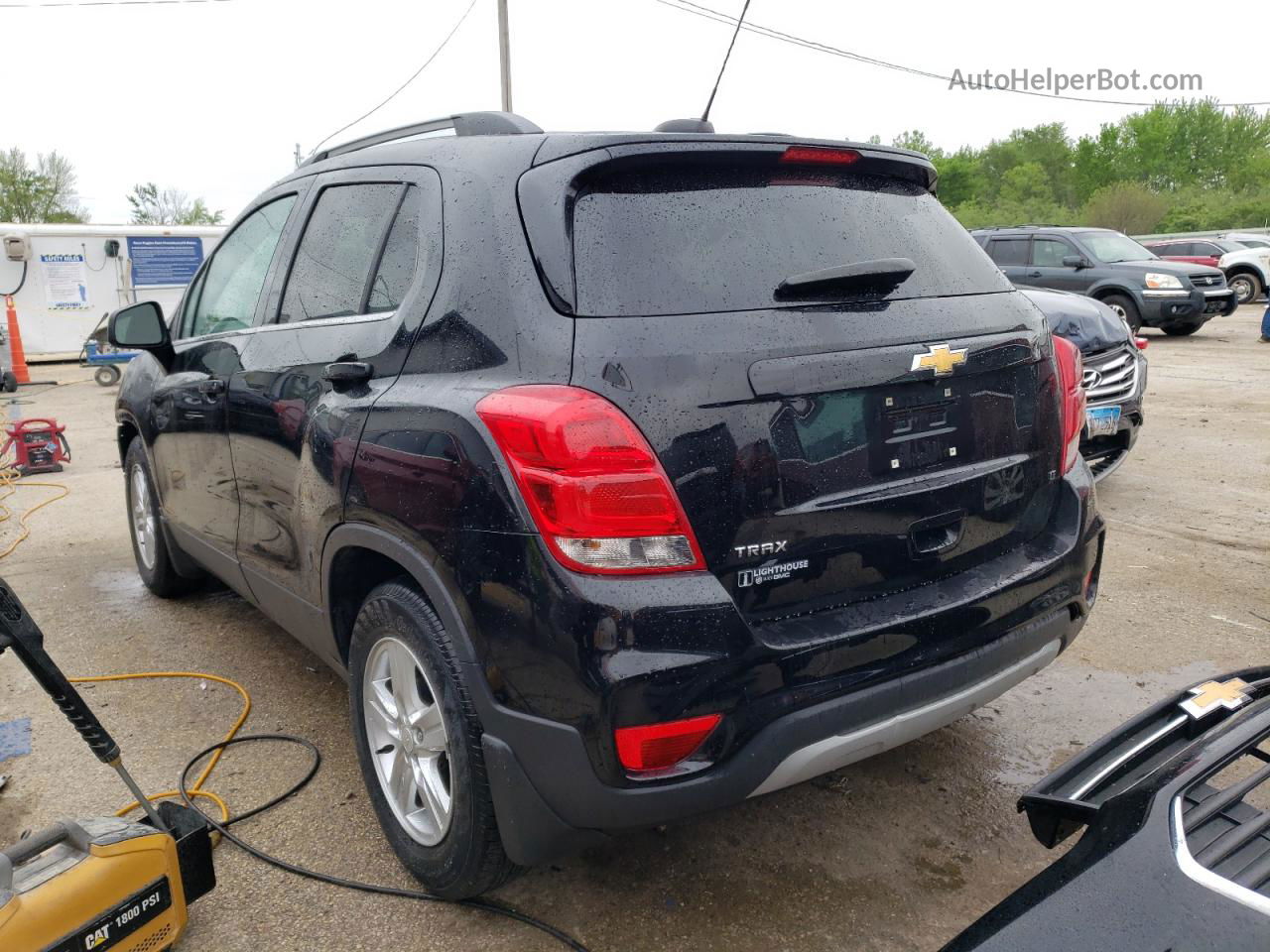 2019 Chevrolet Trax 1lt Black vin: 3GNCJLSB7KL326238