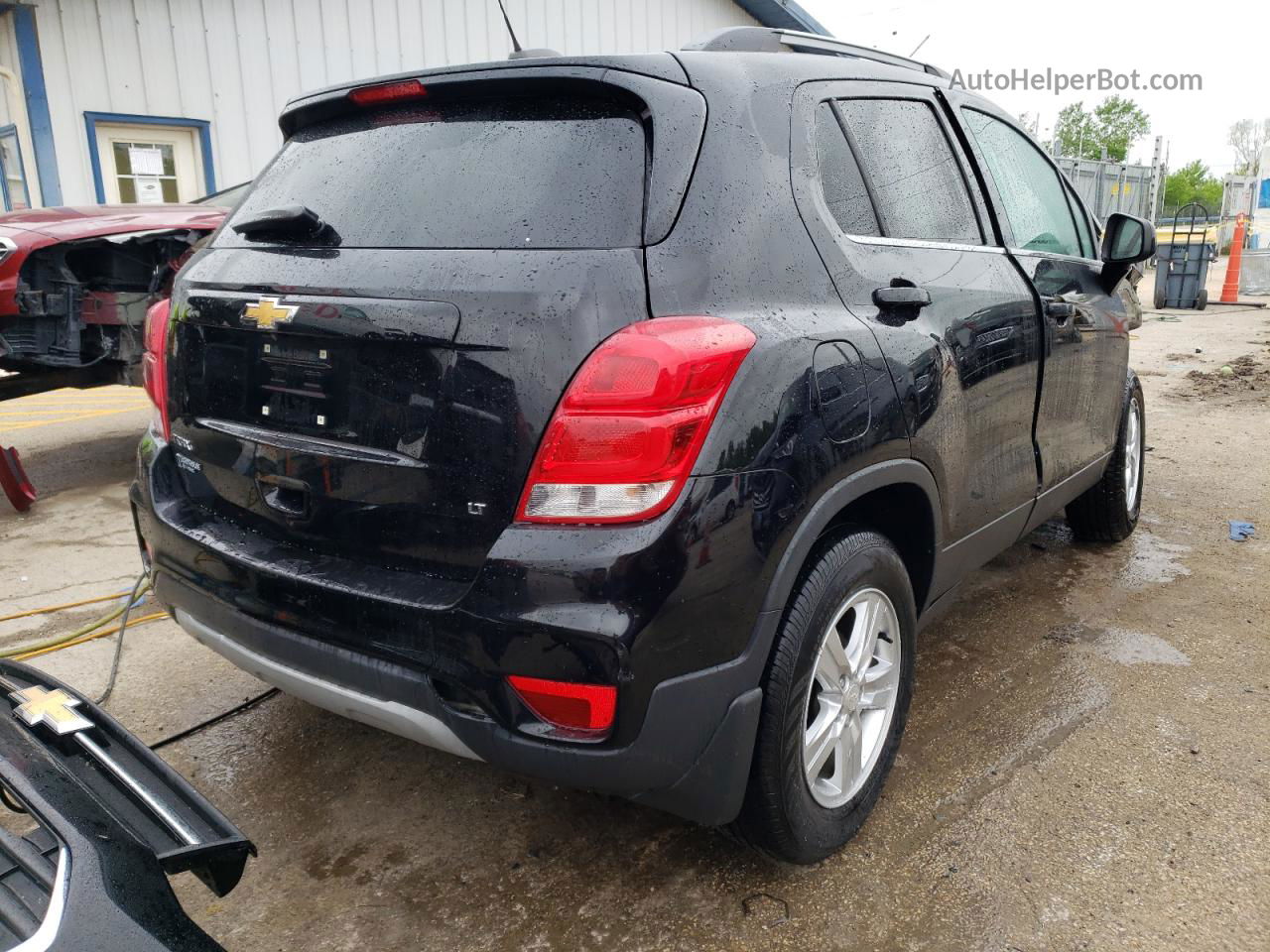 2019 Chevrolet Trax 1lt Black vin: 3GNCJLSB7KL326238