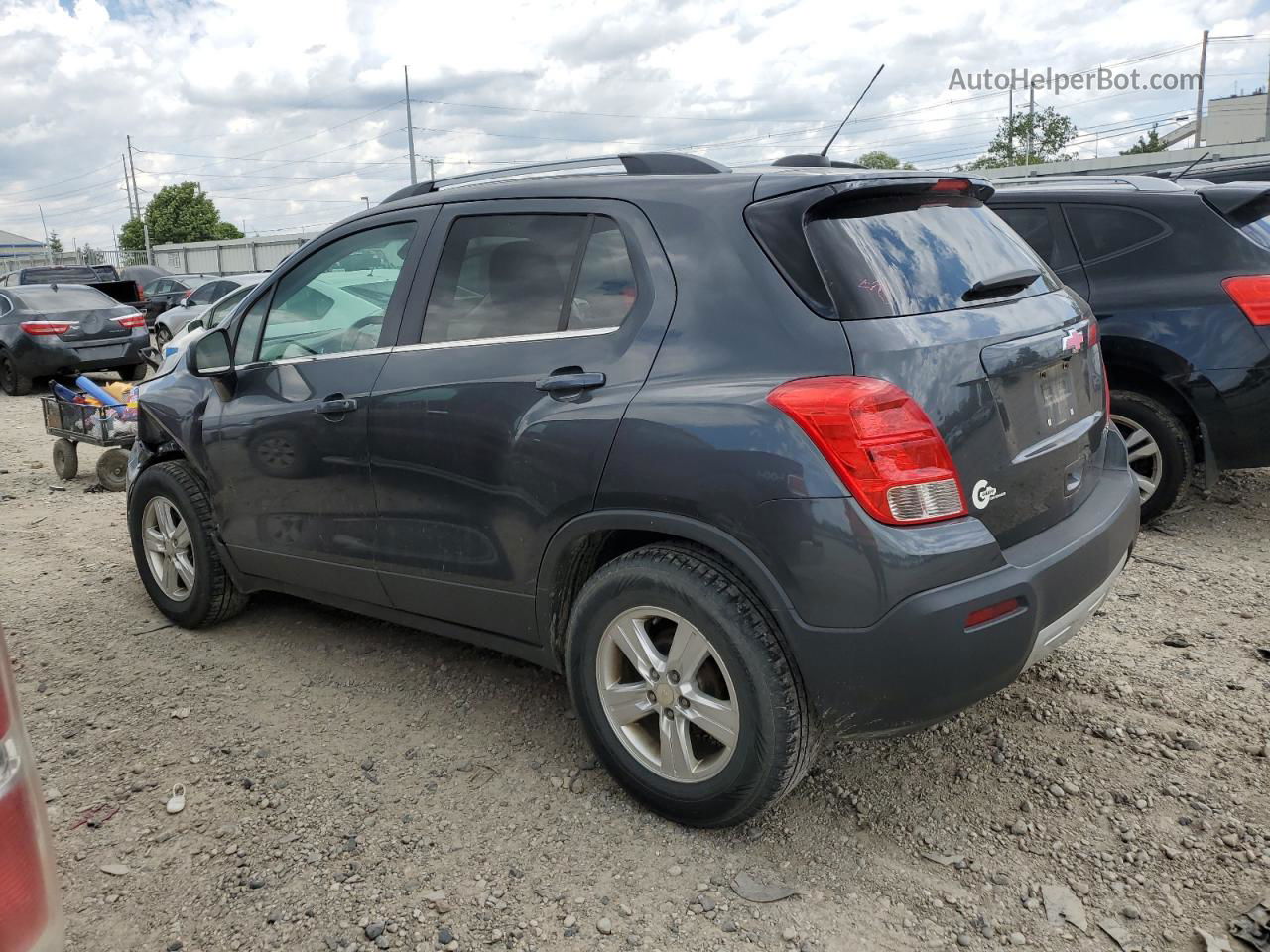 2016 Chevrolet Trax 1lt Gray vin: 3GNCJLSB8GL172310