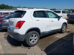 2016 Chevrolet Trax Lt White vin: 3GNCJLSB8GL186031