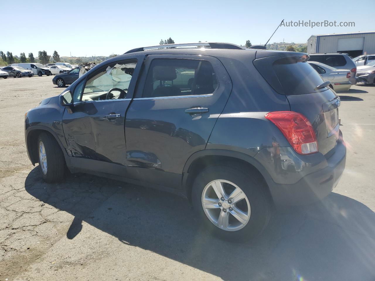 2016 Chevrolet Trax 1lt Gray vin: 3GNCJLSB8GL221246