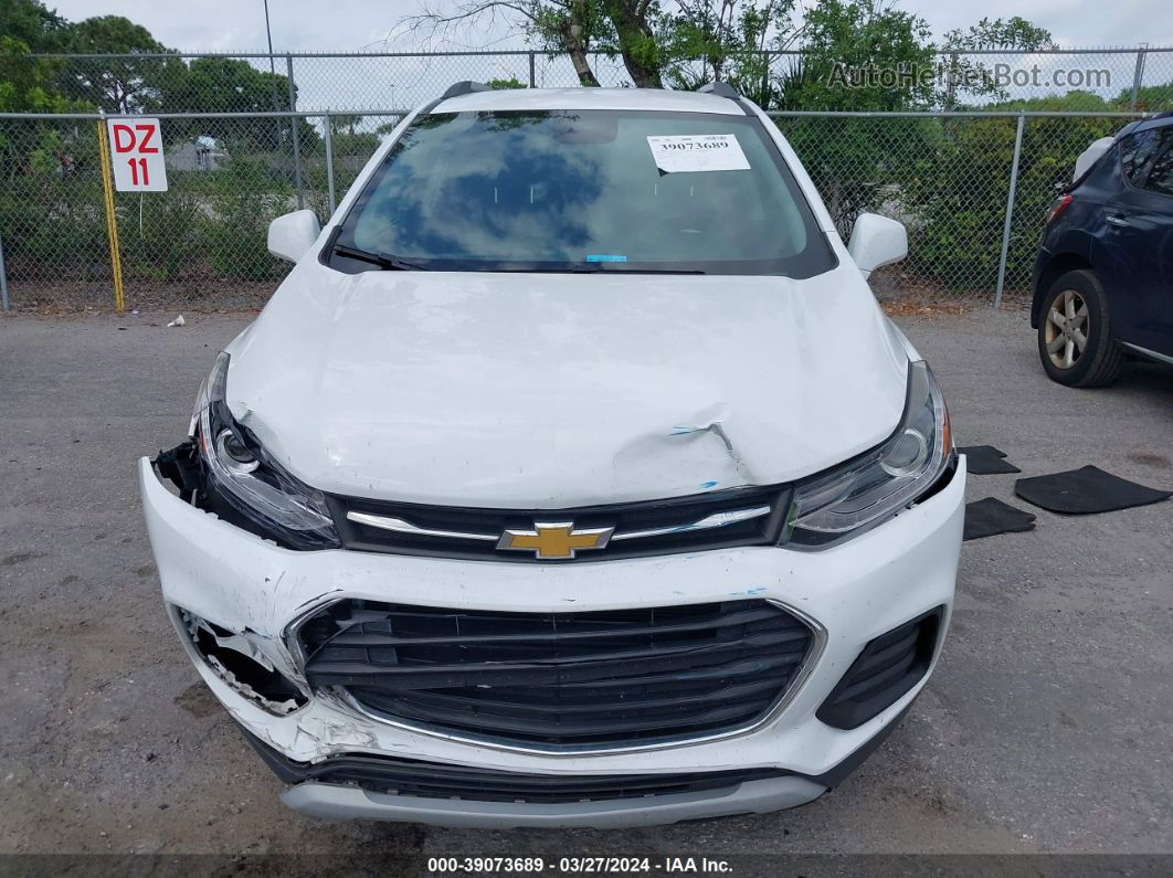 2019 Chevrolet Trax Lt White vin: 3GNCJLSB8KL191965